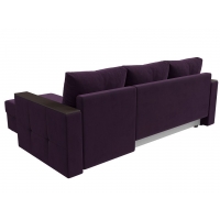 Угловой диван Валенсия Лайт (велюр фиолетовый) - Изображение 5